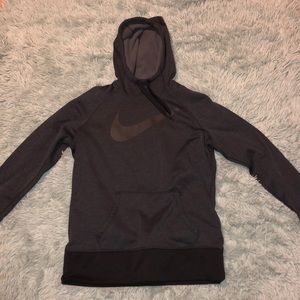 Grey Nike therma fit hoodie